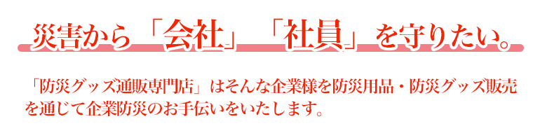 防災グッズ通販専門サイトの強み